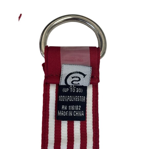 Stanford University Cardinal Red Striped Canvas D-Ring Belt – Unisex – One Size - Picture 9 of 9